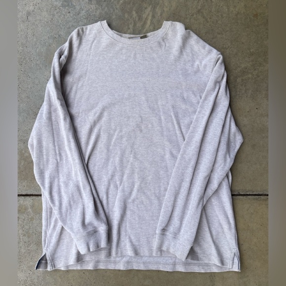 LL Bean Sweater Men's XXLarge white Long Sleeve Crew Neck 100% Cotton - Picture 1 of 4